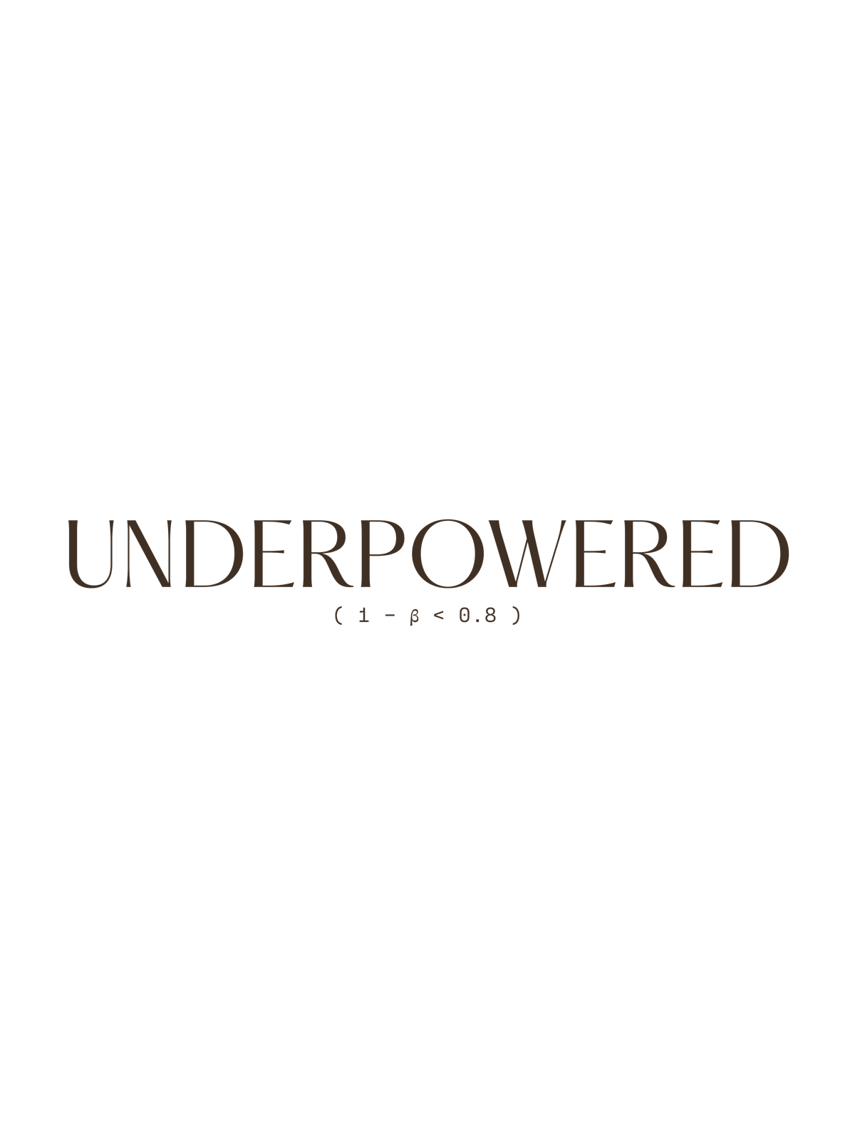 Underpowered t-shirt print